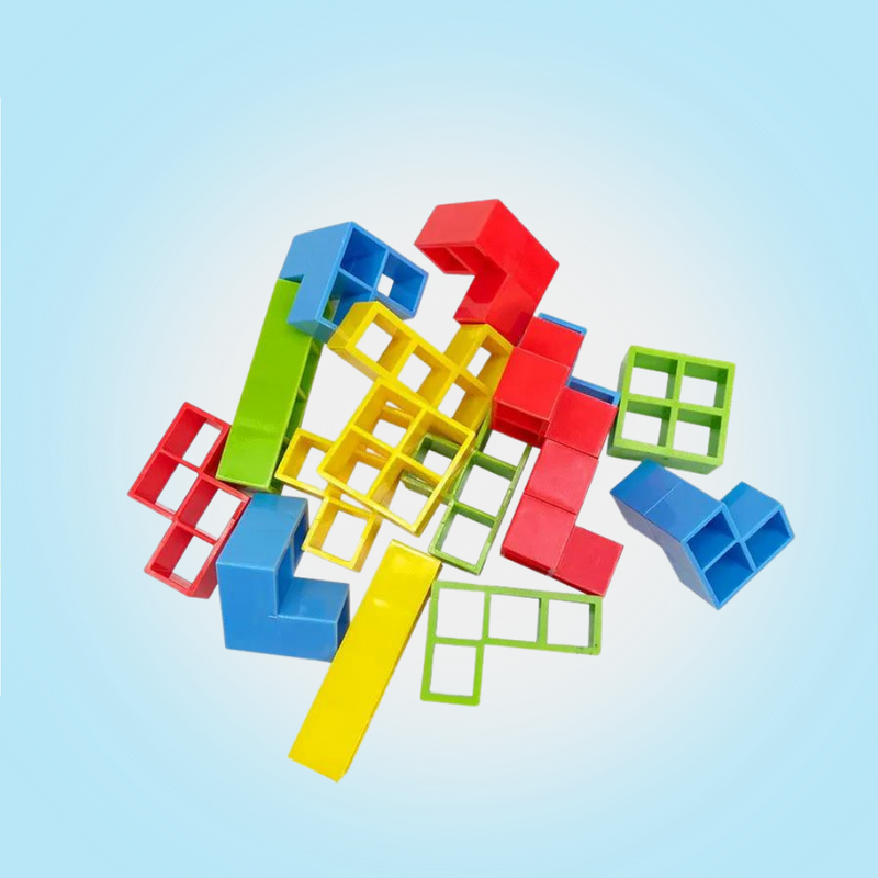 Jogo Tetris em Equipe para Crianças e Adultos - Torre Tetris™