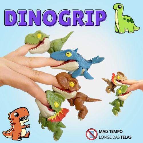 DinoGrip -  Dinossauros de Dedo