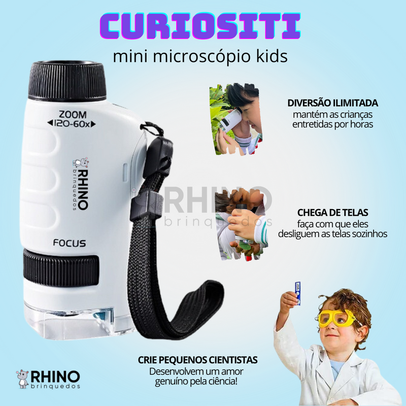 Microscópio Portátil - Curiositi™