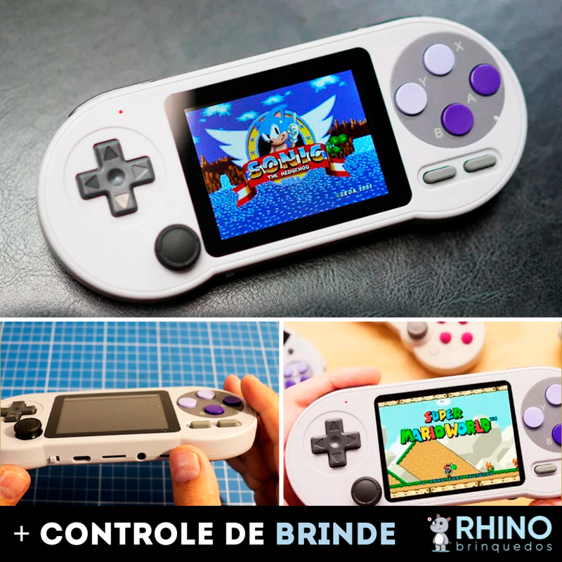 Game Retrô PlayPort™ Original com + de 6000 Jogos