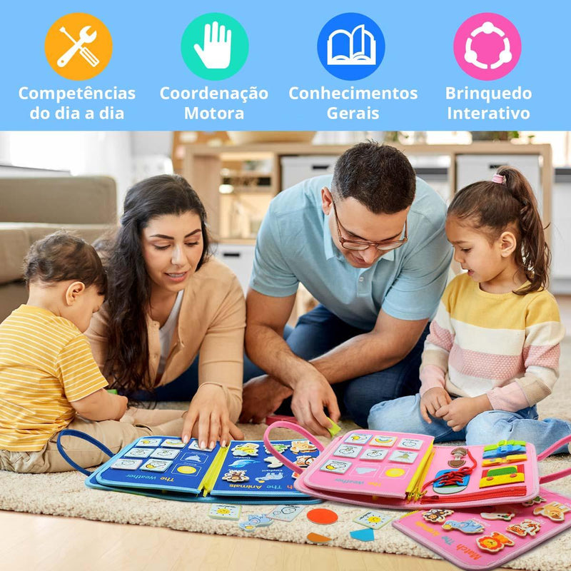 Maletinha Montessori - com até 25 Atividades Lúdicas