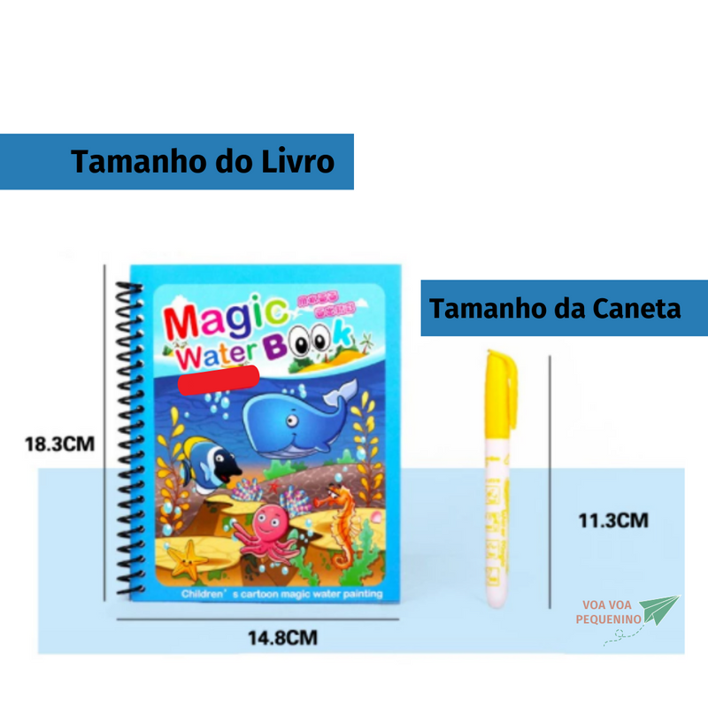 Livro Mágico Pinta e Apaga