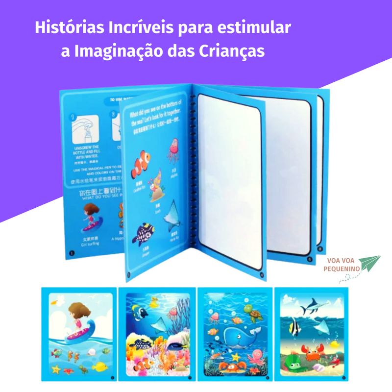 Livro Mágico Pinta e Apaga